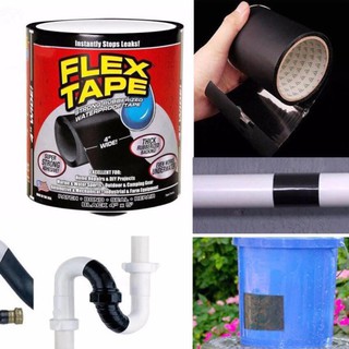 FLEX TAPE เทปกาวมหัศจรรย์ แปะ เชื่อม ซีล ซ่อมแซมติดได้ทุกรอยรั่วกันน้ำเหนียวติดทนนานด้วยวัสดุจาก USA สินค้าคุณภาพ