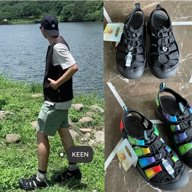 Keen keen keen Upstream รองเท้าแตะ กลางแจ้ง Unisex