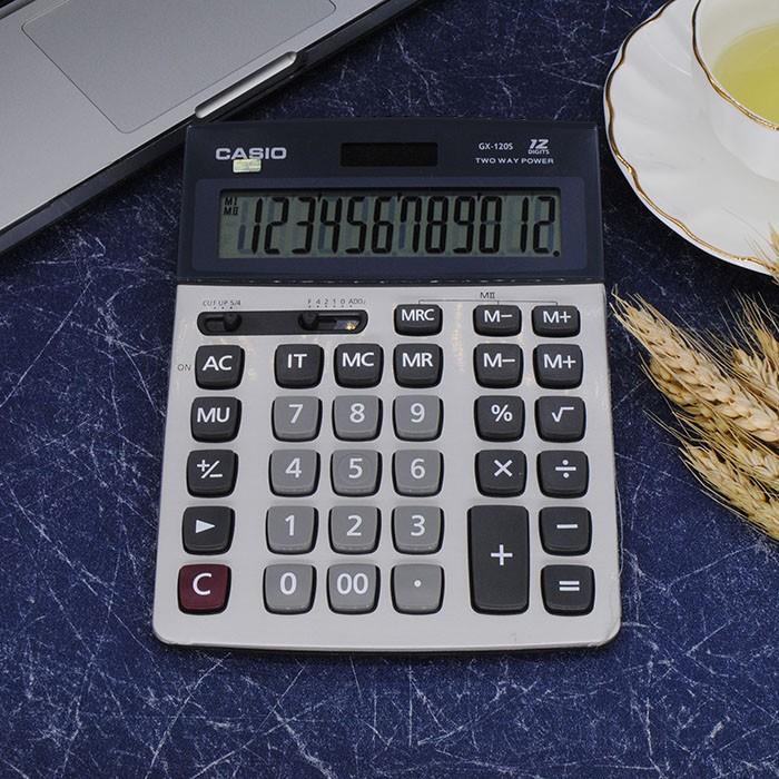 Z Zero Star Home Department Store Casio Desktop Dual Power คอมพิวเตอร์พลังงานแสงอาทิตย์ 12-Digit GX 