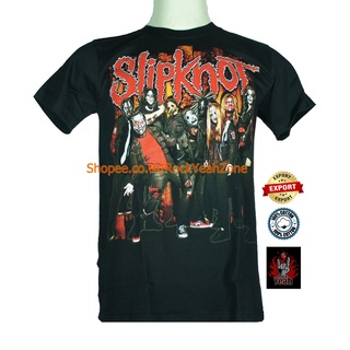 เสื้อวง Slipknot เสื้อไซส์ยุโรป สลิปน็อต PTA1302 เสื้อวงดนตรีร็อค เดธเมทัล