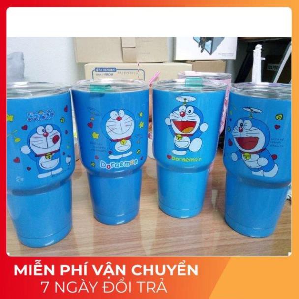 Yeti Thailand ถ้วยเก็บความร้อน 900Ml การ์ตูน + กระเป๋า หลอด 2 หลอด แปรงทําความสะอาด