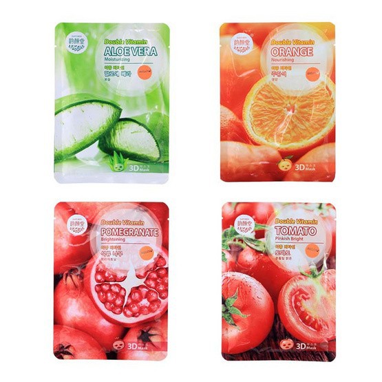 แผ่นมาส์คหน้าดับเบิ้ล 3D East-Skin Mask