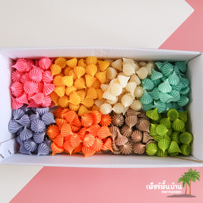 ราคาส่ง🌟อาลัวใหญ่ สูตรเพชรบุรี มี 8 สี เลือกสีได้ เนื้อเน้น ๆ 2 กก ไม่รวมลัง บรรจุถุง💝《เจ》