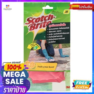 3 เอ็ม ถุงมือยางกันลื่น ขนาดกลาง3M RUBBER GLOVES HVY DUTY (M)