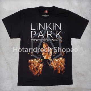 เสื้อยืดผ้าฝ้ายพรีเมี่ยม เสื้อยืดวงสีดำ LINKINPARK TDM 1795 Hotandrock