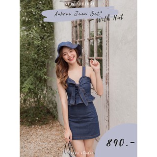 #JBS212 Aubree Jean Set*(with hat)