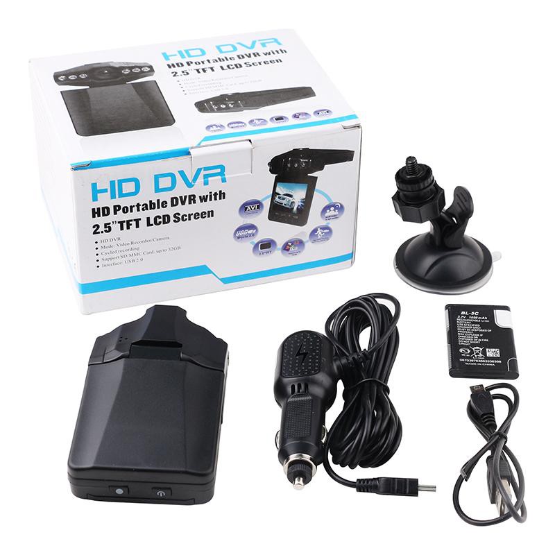 กล้อง รถยนต์ กล้องติดรถยนต์ HD DVR Portable with 2.5 TFT LCD Screen ...
