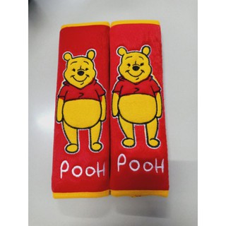 ‼️พร้อมส่ง‼️ที่หุ้มเบลล์ หุ้มเข็มขัดนิรภัยในรถยนต์ายหมีพูยืน pooh
