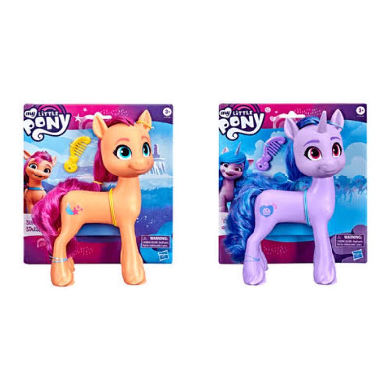 My Little Pony Mega Movie Friends Sunny Starscout, Izzy Moonbow, Princess Petals 8Inch Figures ม้าโพ