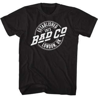 เสื้อยืด พิมพ์ลายโลโก้ Bad Company Established 1973 คุณภาพสูง แฟชั่นสําหรับผู้ชาย