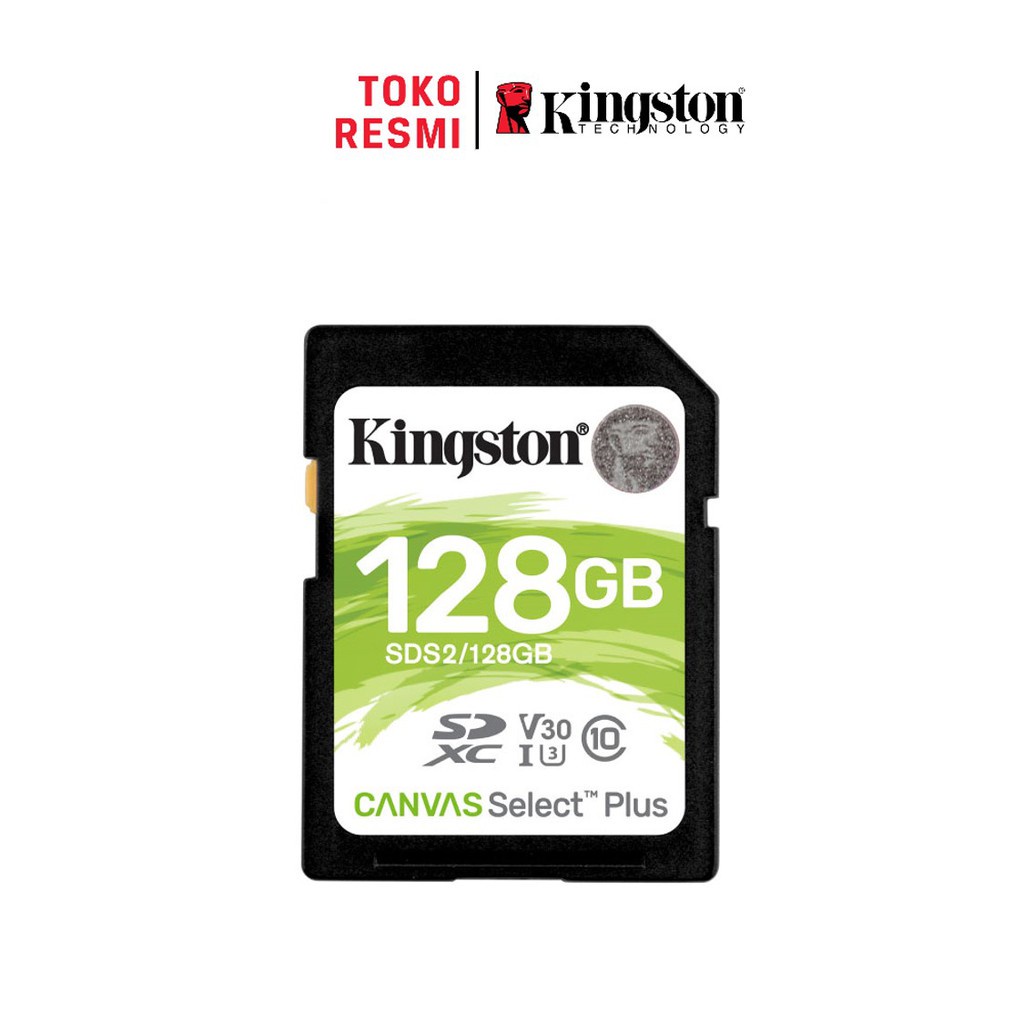 Kingston Canvas Select Plus Class 10 128GB SD Card (SDS2 / 128GB)