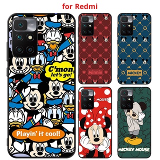 เคส Redmi note 11 11s 9T 9C 10A 9A 9T 9 9s Pro + 4G 5G  มือถือกันกระแทก ผิวเคลือบด้านด้าน นิ่ม ลายมินนี่ สำหรับ