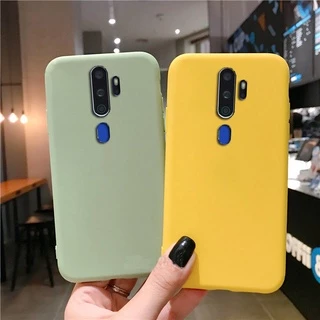 Oppo A5 A9 2020 Reno 2F F11 Pro สีลูกกวาด ผิวด้าน บาง นิ่ม TPU เคสโทรศัพท์ Android