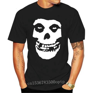 ขายดี!ขายดี เสื้อยืดลําลอง แขนสั้น พิมพ์ลายหัวกะโหลก The Misfits Fiend Skull สําหรับผู้ชาย IDbiej46GCapfa13S-5XL