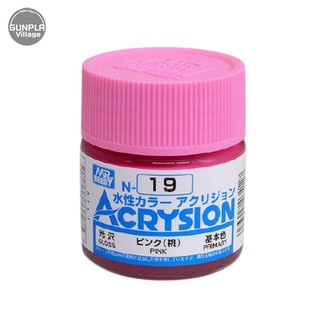 Mr.Hobby MR.ACRYSION COLOR N-19 PINK 4973028034127 (สี)