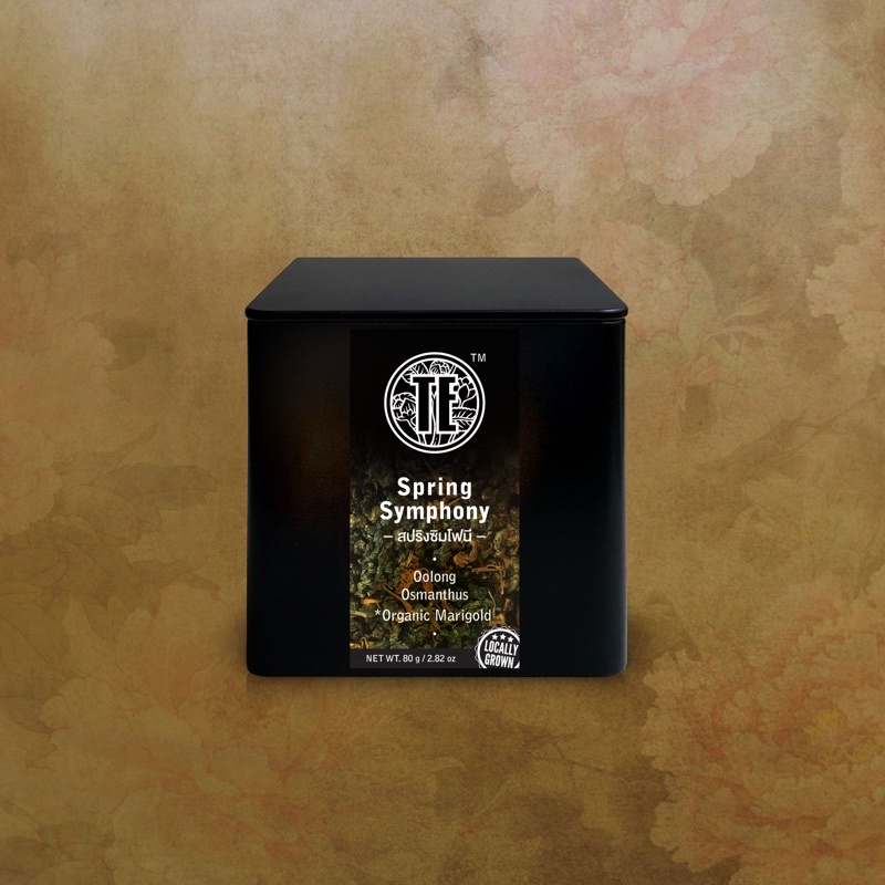 TE Spring Symphony (Oolong Tea Base)ชาอูหลงอบดอกหอมหมื่นลี้ ดาวเรือง บำรุงปอดและตับ แบรนด์ ที