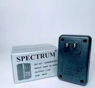SPECTRUM ตัวแปลงไฟ จาก220 V.เป็น 110V 50W