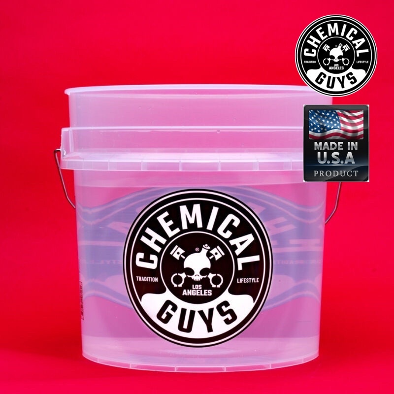 (ของแท้ %) HEAVY DUTY ULTRA CLEAR DETAILING BUCKET, 4.5 GAL ถังน้ำล้างรถ chemicalguys
