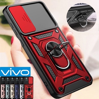 เคสมือถือ พร้อมแหวนแม่เหล็ก กันกระแทก สําหรับ Vivo Y76S V23 Y76 5G V21E Y91C 1820 Y51 2020 Y31 2021 V2124 V2030 V2036 V2061