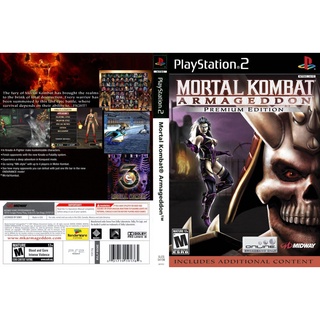 แผ่นเกมส์ PS2 Mortal Kombat Armageddon Premium Edition    คุณภาพ ส่งไว (DVD)