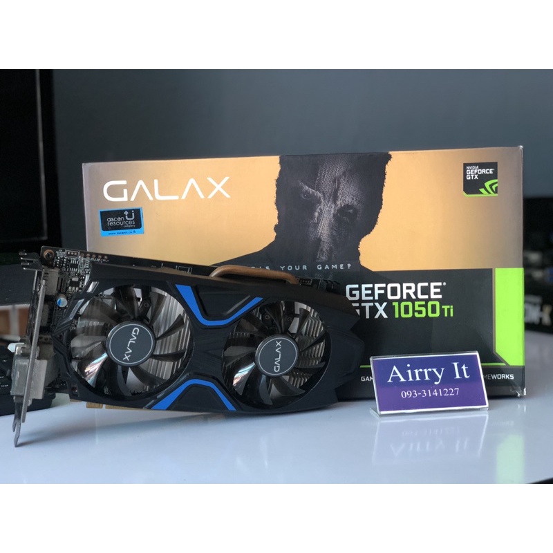 Galax GTX 1050ti 4gb Exoc 2พัดลม พร้อมส่ง