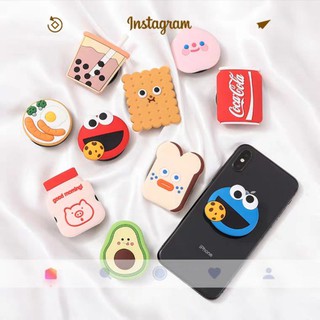 Littlepinkk🍭Popsocket Griptok Korea Phone Holder Sesame Street