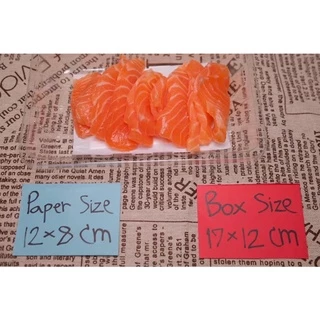 ถูกและดี12*8cm แผ่นดูดซับน้ำอาหาร แผ่นดูดซับน้ำอาหารสด ปลา แผ่นรอง ซับน้ำปลา
