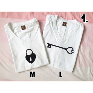 [พร้อมส่ง] เสื้อคู่ เหลือ 2 คู่สุดท้าย!! สีขาว