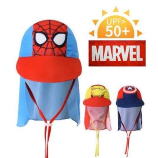 หมวกกันแดด Super Hero สำหรับเด็ก ใส่เล่นน้ำ  กัน UV