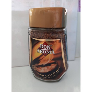 กาแฟ บอน อโรมา โกลด์  ขนาด 100 กรัม กาแฟสำเร็จรูป ฟรีซดราย Bon Aroma Gold Instant Coffee 100 g.