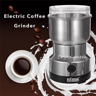 เครื่องบดกาแฟ Electric Grinder nima japan ไฟฟ้ามินิ 150W เครื่องบดเมล็ดกาแฟมัลติฟังก์ชั่น NM-8300 -สินค้ามีพร้อมส่ง--