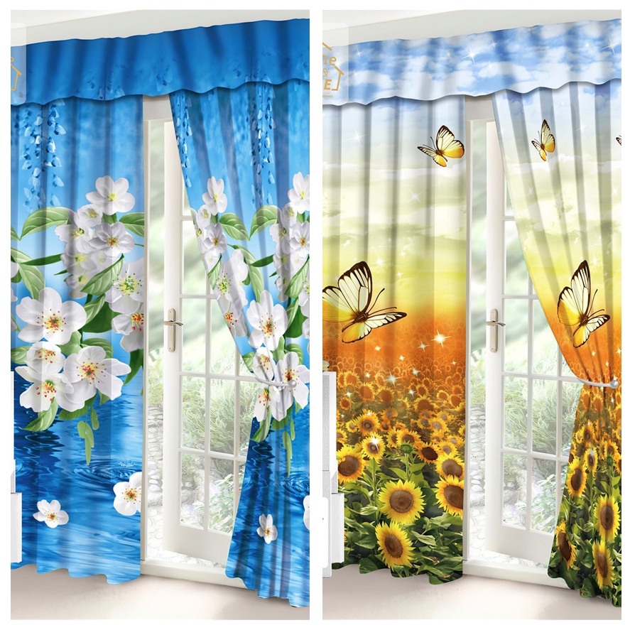 ผ้ามานหน้าต่างCurtain กั้นห้อง กันแสงกันฝุ่น,ติดตั้งง่าย ราคาต่อ 1ผืน 125*180cm