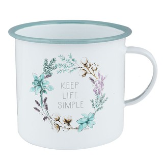 Water glass MUG KECH GARDEN 5" Tableware Kitchen equipment แก้วน้ำ ถ้วยหู KECH GARDEN 5 นิ้ว อุปกรณ์บนโต๊ะอาหาร ห้องครัว