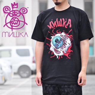 คอลูกเรือGildan เสื้อยืดลําลอง แขนสั้น พิมพ์ลาย Mishka Mnwka Exploding Keep Watch ขนาดใหญ่ สําหรับผู้ชาย XQ