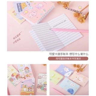 GTRmallshop HY743(ร้านไทย)สมุดโน๊ต(12ลาย) เล่มเล็กพกสะดวกมีลายเส้น (เครื่องเขียนกระดาษ)