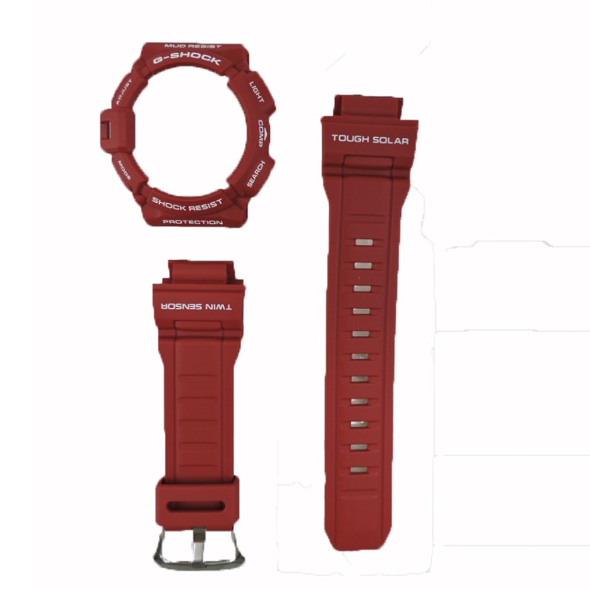 Casio G-shock Mudman G-9300RD-4อะไหล่ทดแทน -Band & Bezel