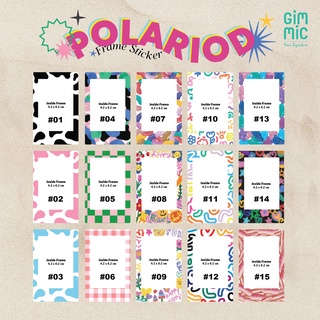 Polariod Frame Sticker  🌈 สติกเกอร์กรอบรูปโพราลอยด์ สุดต๊าชชชช ราคาน่ารัก 19 บาท เท่านั้นฮ้าบ 🎉 🧡💛💚💙💜