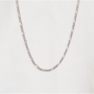 Silvermatters สร้อยคอโชคเกอร์ ฟีกาโร่บาง (Dainty Figaro Chain Choker Necklace)