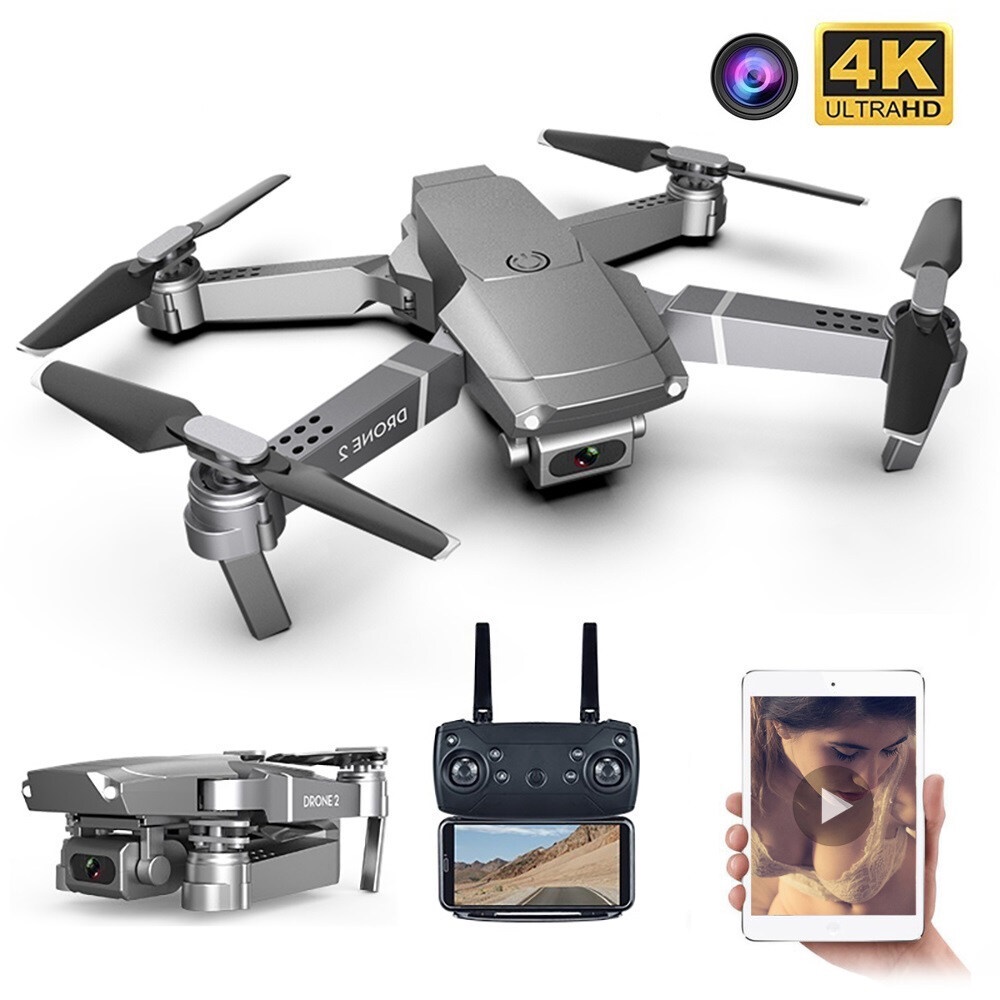 ราคางาน(ส่งภายใน 24 ชม.)โดรนบังคับ Drone E68 โดรนพับได้ 4K Hd กล้อง โดรน Rc  โดรน Dji โดรนไร้สาย Wifi ถ่ายภาพ บินนิ่ - Dfk5Asb4Sv - Thaipick