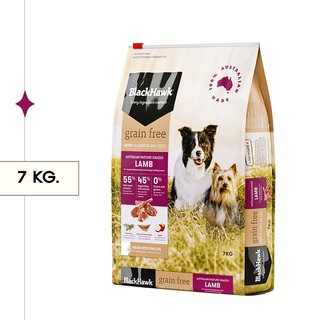 อาหารสุนัข BlackHawk Dog Grain Free Lamb 7 KG.