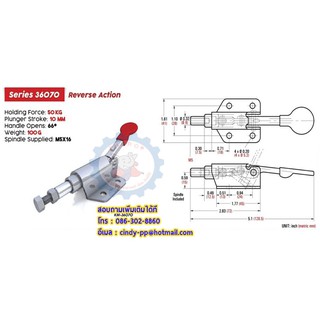 ตัวจับยึดแคมป์ Toggle clamp #36070