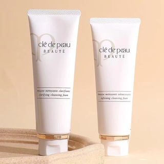 【ของแท้ 100%】 Cle De Peau CPB Facial Cleanser Beaute Softening Cleansing Foam 125ML ⚡จัดส่งทันที⚡