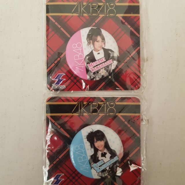 AKB48 Can Badge Yuki Kashiwagi and Minami Takahashi