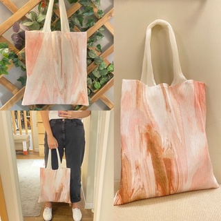 SP05 Tote silk pleat กระเป๋าพลีท