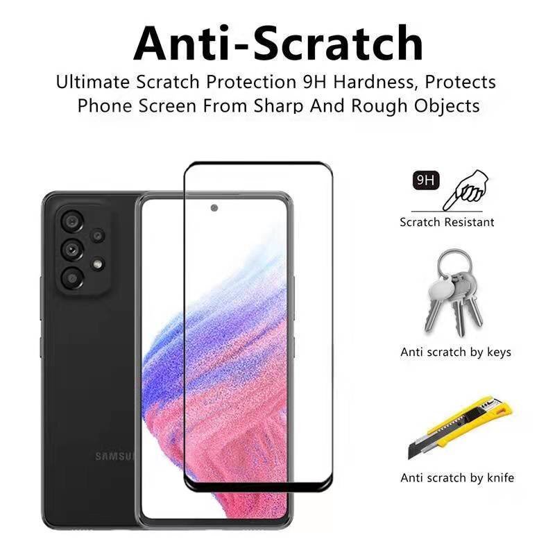 ส่งจากไทย ฟิล์มกันกระแทก ฟิล์มGalaxy M52 ฟิล์มกระจกเต็มจอSamsung Galaxy A53 5G/A73 5G/M52 5G ฟิล์มกร