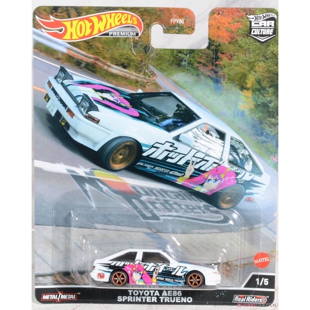 พร้อมส่ง HotWheels Mountain Drifters Toyota AE86 Sprinter Trueno