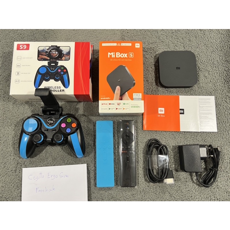 Mi Box S 4k Ultra รองรับภาษาไทย (มือสองพร้อมของแถมสุดคุ้ม)