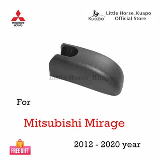 Kuapo ฝาครอบน็อต ปัดน้ำฝน ด้านหลัง มิตซูบิซิ มิรา/มิราช Mitsubishi Mirage 2012 ถึงตอนนี้ (หมวก/ปก บน ก้าน ที่ปัดน้ำฝน หลัง) มิตซูบิชิมิราจ