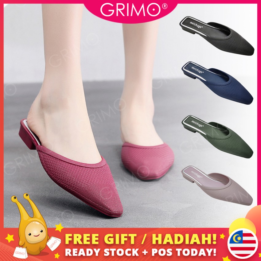 GRIMO Nene Highheel รองเท้าแตะผู้หญิงรองเท้าส้นสูง Kasut รองเท้าแตะ Lady Perempuan Wanita Lawa ks082