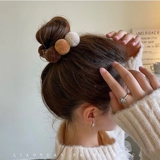 ~PomPom หนีบผมดังโงะ ~กิ๊บหนีบผมปอมปอม ขนฟูนุ่ม ลูกใหญ่ สินค้าตรงปกตามรูปน่ารักมาก กิ๊บติดผม หนีบผม กิ๊บผม
